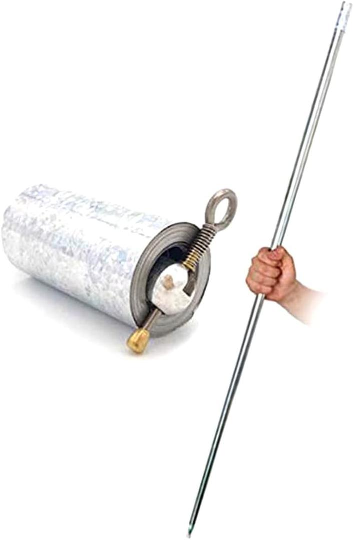 59" Magician Metal Appearing Cane with Free Gloves and Video Tutorial Stage Close-up Magic Tricks