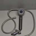 FEELSO Filtered Shower Head with Handheld, High Pressure 4 Spray Showerhead with Filters & Upgraded Anti-clog Nozzles for Hard Water -Remove Chlorine, Reduce Dry Itchy Skin -ON/OFF Switch for Pet Bath (Gray)