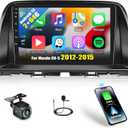 2G+64G Android 13 Car Stereo for Mazda CX5 20122015 with Wireless Apple Carplay Android Auto,9" Touchscreen Car Radio with GPS Navigation,WiFi,Bluetooth,FM/RDS Radio,SWC,HiFi+AHD Backup Camera
