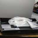 FIREGAS Black Range Hood 36 inch Under Cabinet, Ducted/Ductless Convertible Kitchen Hood, Black Painted Stainless Steel Vent Hood with LED Light,2 Speed Exhaust Fan