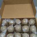 Stanbroil Ceramic Balls - 3 Round Fire Stones for Fire Pit Fire Bowl and Fireplace - Set of 15, Beige