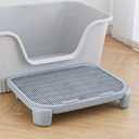 Greywaterproof Cat Mat, 19.69"X15.95"X3.54" Litter Box Mat, Easy Clean, Non-Slip, Urine-Proof Kitty Litter Catcher Mat