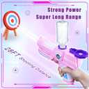 Electric Water Gun, Ultimate Battle Blaster Water Guns with Dual Nozzles High Capacity Automatic Squirt Guns Summer Outdoor Beach Swimming Pool Party Toy for Adult and Kids (Pink, 1P Pink)