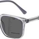 Photochromic Progressive Multifocus Reading Glasses Men Women, Cheaters Reader Transition Sunglasses Spring Hinges