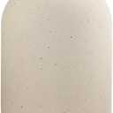 Beige Small Ceramic Vase, Dry Flower Vases Minimalism Style for Modern Table Shelf Home Decor, Fit for Fireplace Bedroom Kitchen Living Room Centerpieces Office Desk Gift(S Beige)