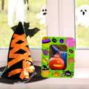 Winlyn 24 Sets Halloween Craft Kits DIY Halloween Picture Frame Decorations Art Sets Ghost Monster Jack-O'-Lantern Fall Leaf Festive Foam Stickers Arts and Crafts for Kids Party Classroom Activities