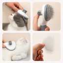 Pet Grooming Slicker Brush for Dogs & Cats Gentle Deshedding Tool for Loose Hair & Undercoat Soft Stainless Steel Pins, Pain-Free Grooming, Reduces Shedding, Ideal for All Breeds - TidyCabin
