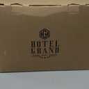 Hotel Grand Luxury White Goose Feather Down Fiber Comforter Full Queen Size, 100% Cotton All Season Duvet Insert Queen, Medium Warmth Bedding Comforter with 8 Corner Loops, White 90x90 Inch