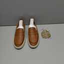 PARTY Loafers for Women, Comfortable Women's Loafers, Casual Dress and Work Slip-Ons, Camel, 8A