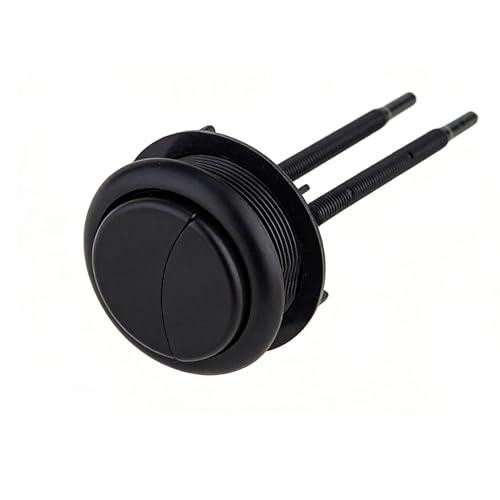 1 double toilet flush button round head, used for bathroom toilet water tank maintenance,(Large size:57-70mm (2.24-2.75 inches) ，suitable for holes around 60mm/2.36in)