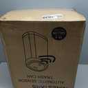 Ninestars DZT-42-9 Automatic Touchless Infrared Motion Sensor Trash Can, 11 Gal 42L, Stainless Steel Base (Oval, Silver/Black Lid)