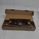 Amazon Basics Adjustable Curtain Rods for Windows, Round Finials, 1-Inch Rod, 36" to 72", Black, Pack of 1