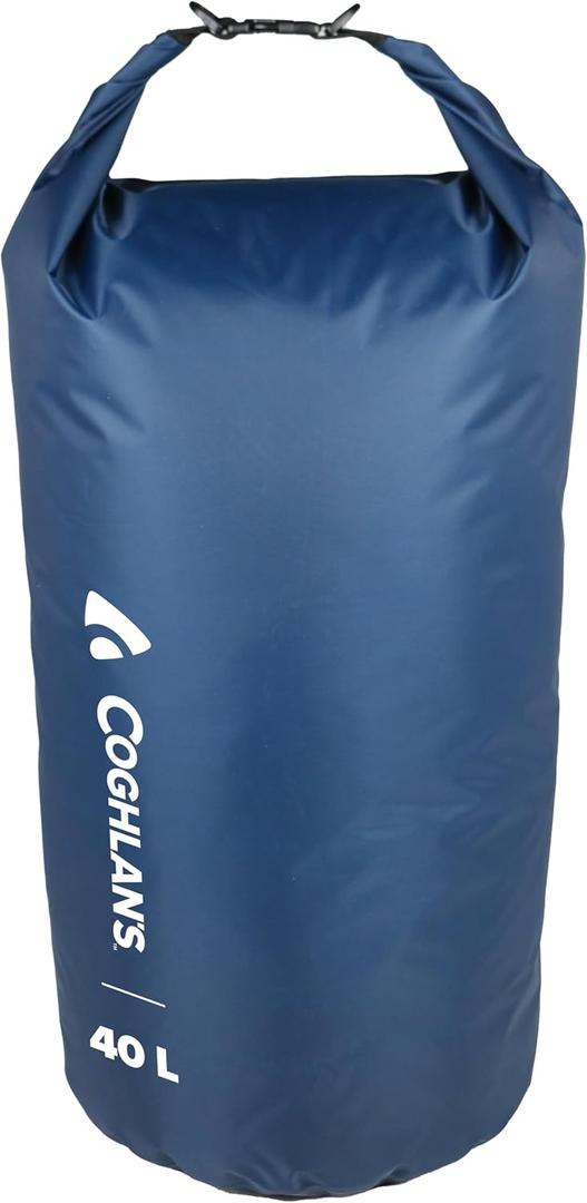 Coghlan's Lightweight Dry Bag 40L - Waterproof Roll-Top Sack with Buckle Closure for Camping, Hiking, Kayaking, and Outdoor Adventure