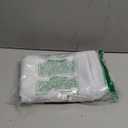 PONY DANCE French Door Curtain for Front Glass Patio Door, 100% Blackout Dual Rod Pocket Privacy Kitchen Curtains, Room Darkening Window Covering with Tieback, W25 x L66, Greyish White, 1 Panel