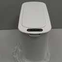 Cesun Automatic Motion Sensor Bathroom Trash Can with Lid, 2.6 Gallon Touchless Trash Bin, Smart Plastic Slim Garbage Can Small White Wastebasket for Toilet, Office, rv, Bedroom, Living Room