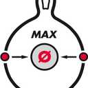 Gymnic / Hop-55 22" Hop Ball, Red
