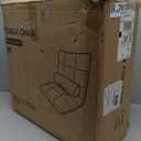 HOPERAN Folding Floor Chair with Back Support, 6 Adjustable Position