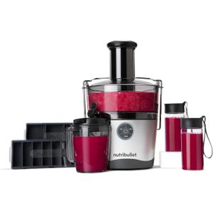 NutriBullet Juicer Pro Centrifugal Juicer Machine for Fruit, Vegetables, and Food Prep, 27 Ounces/1.5 Liters, 1000 Watts, Silver, NBJ50200