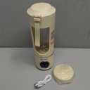 Portable Blender, Electric USB Type-C Juicer 3 Cup, 24 OZ BPA Free, Personal Juicer Shakes with Spout Lids, Smoothies Blender for Home, Kitchen, Office, Gym, Yellow