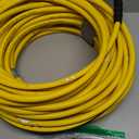 Sewer Jetter Kit for Pressure Washer,Water Jet Drain Cleaning Hose with Corner Rotating Button Spring Nose 1/4" NPT Sewer Cleaning Tool High-Pressure Nozzles,5800 PSI 100 FT (Yellow)