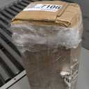 Skinny Side Table 7 inch Wide for Small Apartment Between Chairs, Very Narrow Table for Recliner, Couch, Armchair, Thin Slim End Table for Living Room, Bedroom,Drinks (Chestnut)