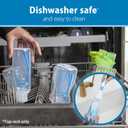 Dr. Brown's Natural Flow Anti-Colic Options+ Narrow Baby Bottle, Frog and Pig, 8 oz/250 mL, with Level 1 Slow Flow Nipple, BPA-Free, 0m+, 2-Pack