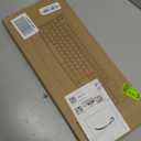 Wireless Keyboard, 2.4G Full-Sized Ergonomic Wireless Computer Keyboard with Wrist Rest for Windows, Mac OS Laptop/PC/Desktop/Notebook (White)