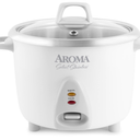 Aroma Housewares Select Stainless Rice Cooker & Warmer with Uncoated Inner Pot, 14Cup(cooked) / 3Qt, ARC757SG