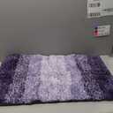 Arotive Microfiber Bathroom Rugs, Shaggy Soft and Absorbent Bath Rug, Non-Slip, Thick Plush Machine Washable Dry Bath Mats for Bathroom, Tub and Shower, 30x20, Dark Purple, Rectangular