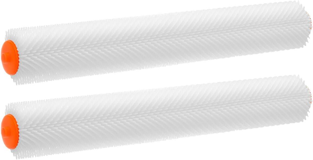 QWORK Spiked Roller for Epoxy Flooring, 2 Pack 450mm Self Leveling Concrete Tool with 11mm Spikes, Ideal for Large Garage and Building Floors