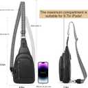CLUCI Crossbody Bags for Women Men,Leather Sling Bag Cross Body Backpack for Woman Gifts for Women Birthday Unique