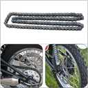 YOXUFA 428 Motorcycle Chain 102 Links for 110cc 125cc 150cc CRF50 XR50 Coolster Apollo 50cc 70cc 90cc Pit Dirt Bike 4 Wheeler ATV Quad TTR225 Grom TaoTao DB17 DB27 Blazer Sunl Vitacci Go Kart Parts