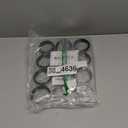 Amazer Shower Curtain Hooks Rings, 24 Pcs Black Shower Curtain Hooks, O Shape Shower Curtain Rings, Easy to Snap Closure Plastic Shower Hooks for Shower Curtain and Liner Bathroom