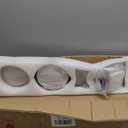 52 inch Flush Mount Ceiling Fans with Lights,Remote Control,Wall Switch,Solid Wood Blades,Dimmable,Reversible,Noiseless,Power Off Memory Low Profile Ceiling Fan for Bedroom Patio Indoor/Outdoor