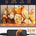 DUCLUS Light Box Photography 20" x 20", Large Portable Photo Studio Light Tent kit, Professional Dimmable Photo Booth with 216 LED Lights & 6 Backdrops for Jewelry and Food Items Product Photography
