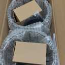 Battery Operated Pendant Lights,Rechargeable Pendant Light with Remote,Crystal Pendant Light Fixtures for Kitchen Island,Black Modern Hanging Lights for Bedroom,Dining Room Hallway Entryway(2 Pack)