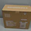 ACOQOOS Juicer Machines, 5.3" Wide Chute for Whole Fruit and Vegetable,1.8L Auto-Feed Time-Saver, Slow Masticating High Yield, Easy to Clean Cold Press Juicer with 2 Cups (Black)