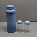 Momcozy 22oz Portable Breast Milk Cooler for Outdoor, Life Saver with 360 Total Cooling for 24 Hours, Larger Capacity Travel Breastmilk Chiller with 2pcs Baby Bottles for Breastmilk Storage, Blue