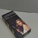 Round Hair Blow Dryer Brush - 1.2 Inch Ceramic Barrel Hair Dryer Brush for Short/Middle Hair, One Step Drying, Volumizing, Straightening and Styling, Negative Ionic Dryer Brush (Black-Golden, 1.2)