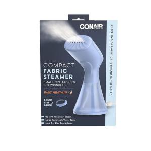 Conair Compact Garment Steamer for Clothes, 1100 watts, Small Size Tackles Big Wrinkles with Fast Heat Up