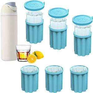 Ice Cube Tray for Owala FreeSip, 3PCS Silicone Ice Cube Molds, Easy Fill and Release Ice Maker for Chilling Cocktails Whiskey Drinks Juice Coffee, for Owala Water Bottle 24/32/40oz Accessories