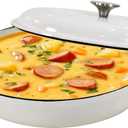 Cast Iron Dutch Oven 3.8 Quart Dutch Oven Pot with lid White Heavy Duty Dutch Oven Dual Handles Porcelain Enameled Cast Iron Skillet Family or Friends Gifts