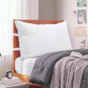 Barydat Twin XL Dorm Headboard Pillow, Plush Back Support,White