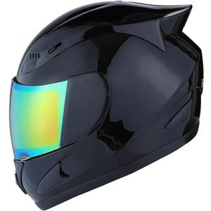 1STORM Motorcycle Bike Full FACE Helmet Mechanic (Small, Glossy Black)