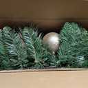 Lighted Christmas Wreath 28'' Artificial with 30 LED Multi-Color