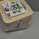 Palm Leaf Plates Bamboo Paper Plate Disposable 8 Inch 50 Bulk Appetizer Square Party Tableware Pack Biodegradable Compostable Wood Plate Better Plastic By KoalaLove