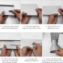 Portable Air Conditioner Window Vent Kit, Adjustable Window Seal Slide Kit Plate for Portable Air Conditioner Kit Sliding Window AC Vent Kit Fit for Exhaust Hose with 5.1"/13cm Diameterr.