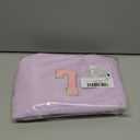Makeup Bag Cosmetic Bag for Girls with Initial Letter Patch 3 Pieces Corduroy Travel Toiletry Make Up Brush Bag Pounch Organizer Preppy Things Cute Stuff Gifts for Teen Girls (Lavender L)