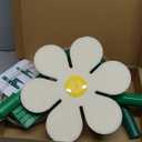 Water Sprinkler with Stake - 360 Rotating Flower Water Spray, for Garden, Lawn, Courtyard (White)