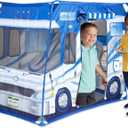 Melissa & Doug Lets Explore Camper Tent Play Set 47 x 31 x 39 Assembled